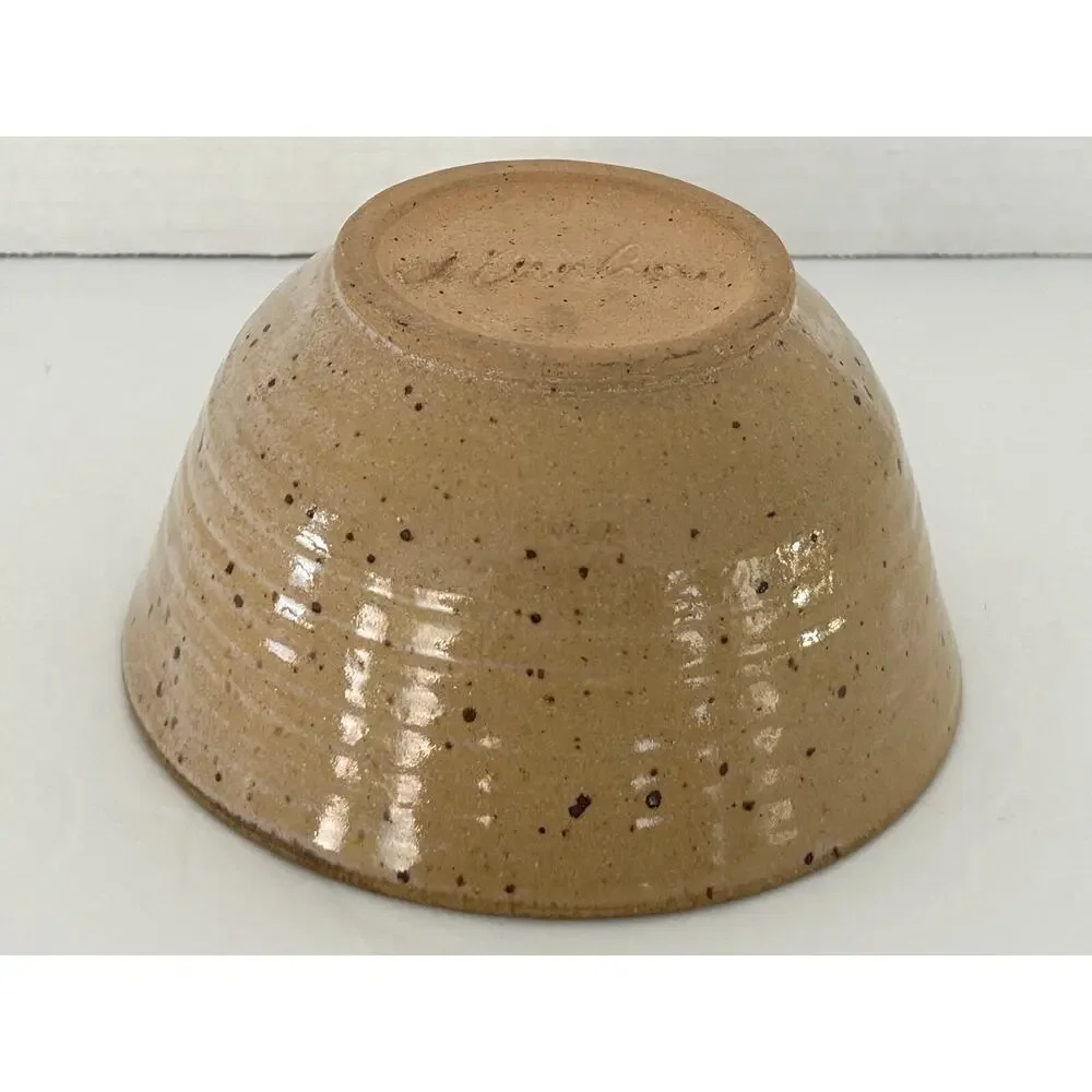 Dunham, Studio Art Pottery Speckled Trinket Soup 5 3/4